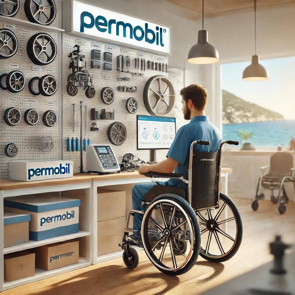 Disponibilité des pièces détachées Permobil à Nice par Néosanté et Handisphère